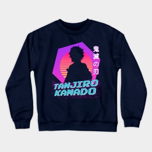Tanjiro Kamado - Vaporwave Crewneck Sweatshirt